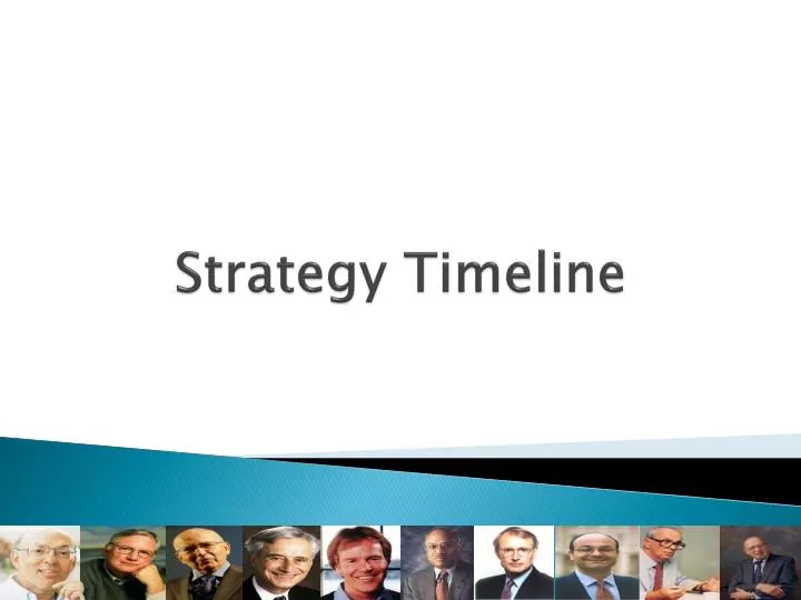 strategy timeline