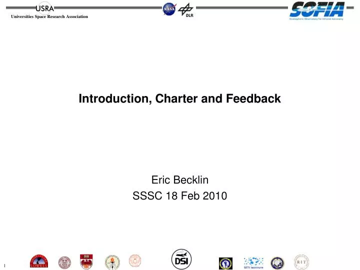 introduction charter and feedback