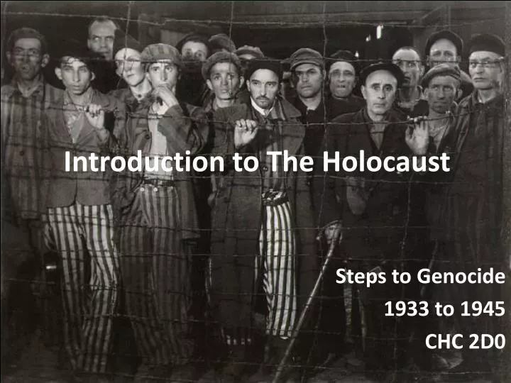 introduction to the holocaust