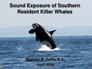 Sound Exposure of Southern Resident Killer Whales