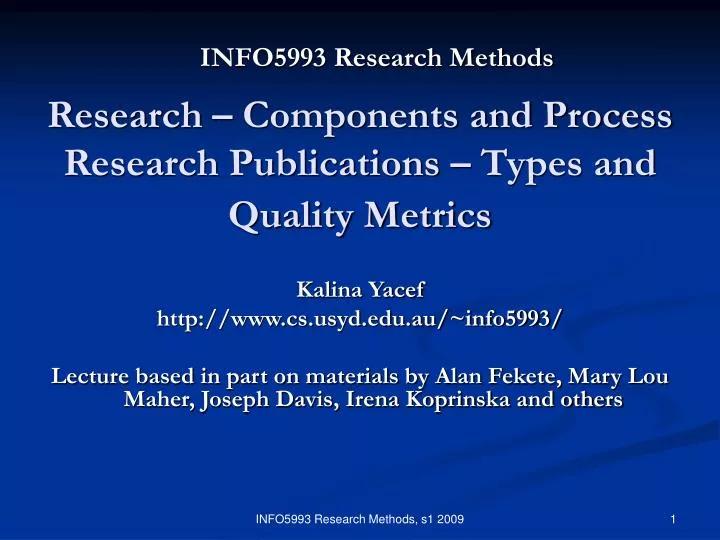 info5993 research methods
