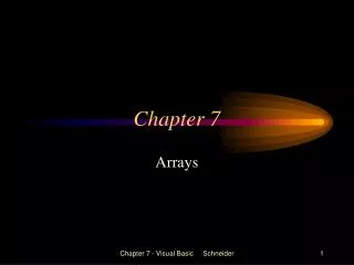 Chapter 7