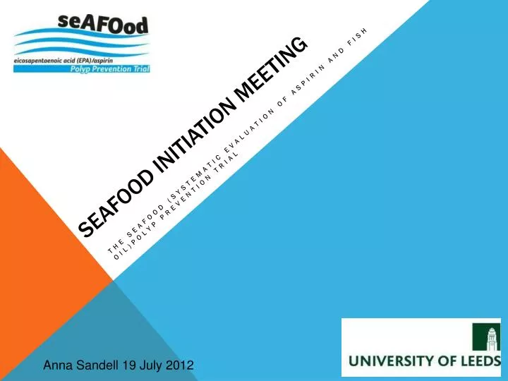 seafood initiation meeting