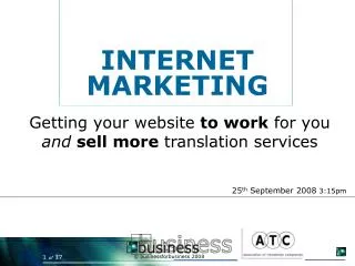 INTERNET MARKETING