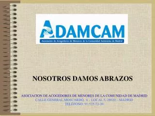 nosotros damos abrazos