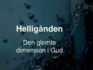 hellig nden
