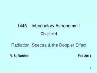 1446 Introductory Astronomy II