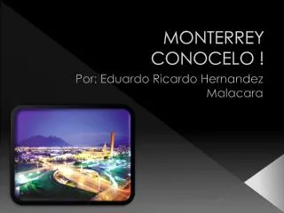 monterrey conocelo