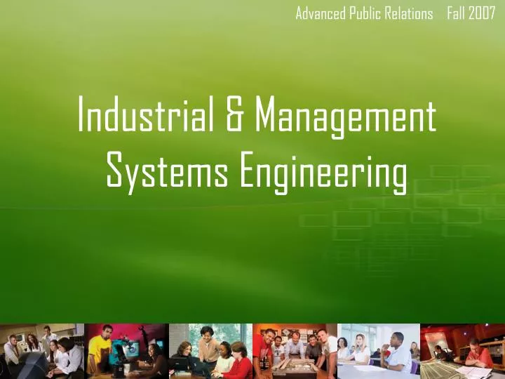 industrial management systems engineering
