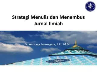 strategi menulis dan menembus jurnal ilmiah