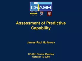 Assessment of Predictive Capability