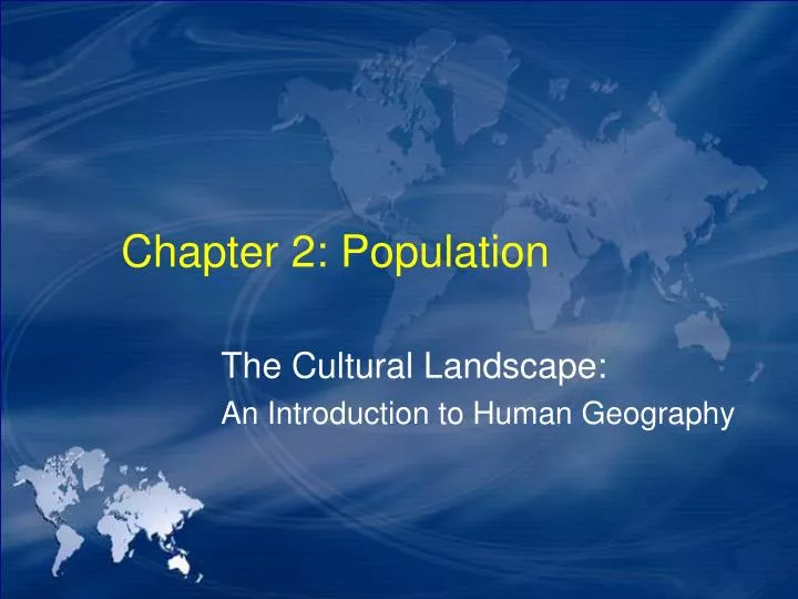 chapter 2 population