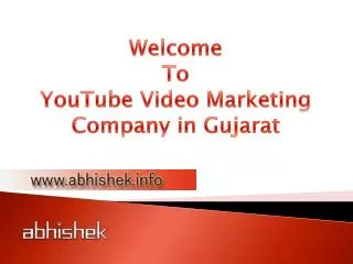 YouTube Video Marketing Firms in Gujarat, India
