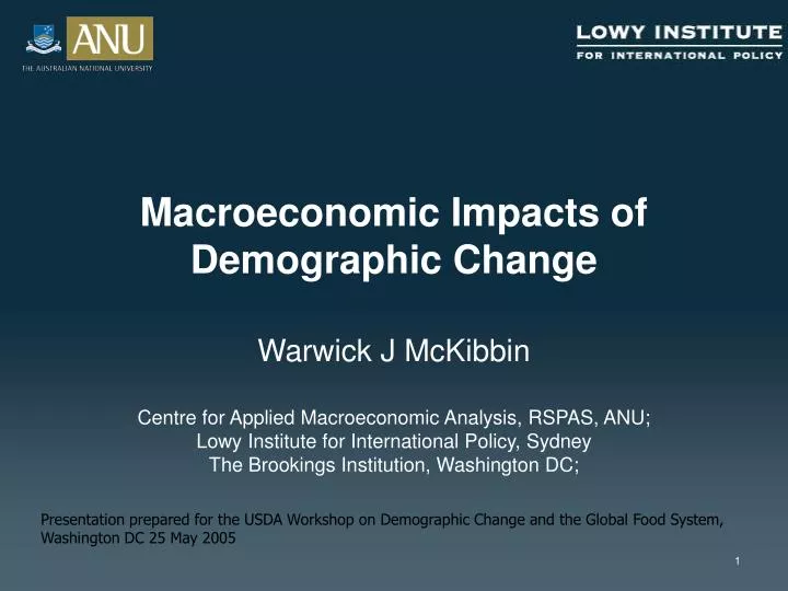 macroeconomic impacts of demographic change