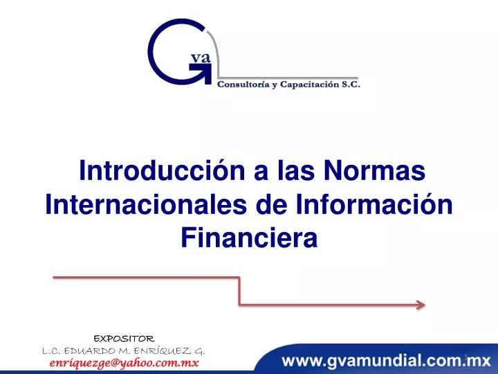 introducci n a las normas internacionales de informaci n financiera