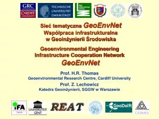 geoenvironmental engineering infrastructure cooperation network geoenvnet
