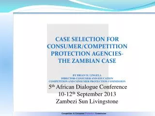 Competition &amp; Consumer Protection Commission