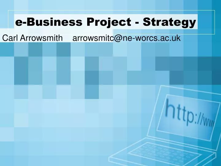 e business project strategy