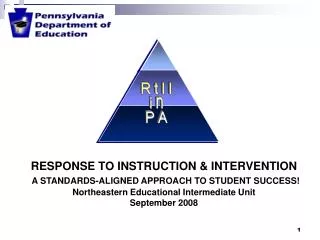 RtII in PA