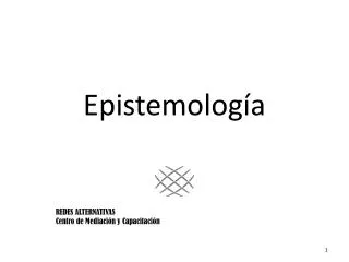 epistemolog a