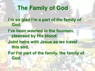 The Family of God