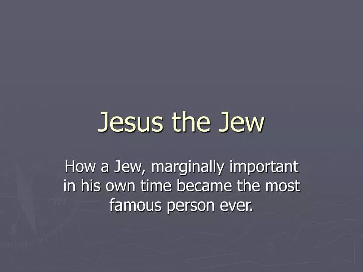 jesus the jew