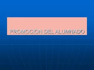 promocion del alumnado