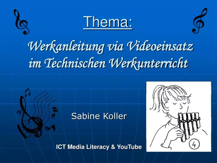 thema werkanleitung via videoeinsatz im technischen werkunterricht