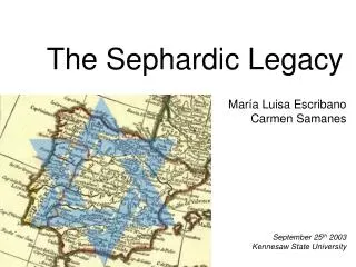 The Sephardic Legacy