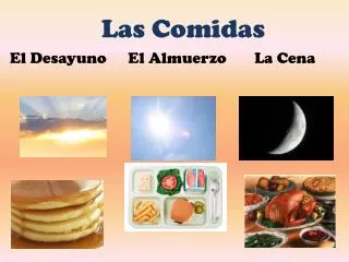 las comidas