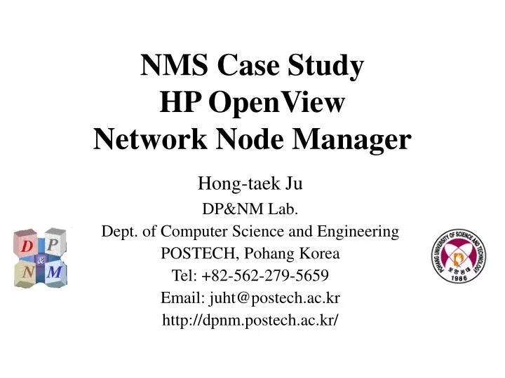 nms case study hp openview network node manager