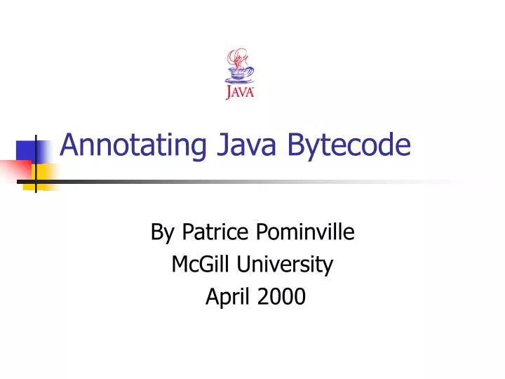 annotating java bytecode