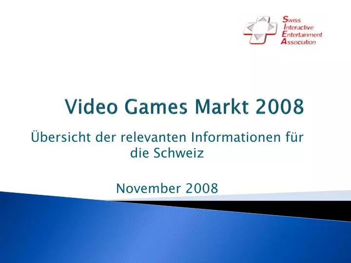 video games markt 2008