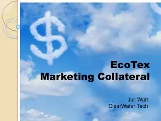 EcoTex Marketing Collateral