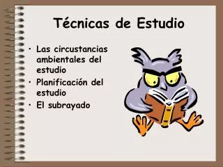 t cnicas de estudio