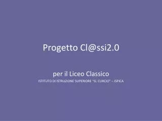 progetto cl@ssi2 0
