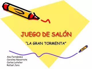 juego de sal n