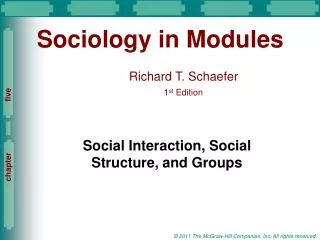 Sociology in Modules