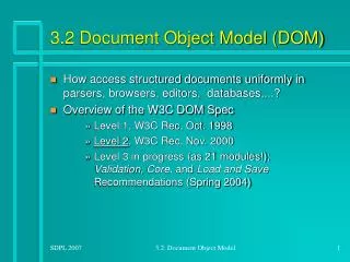 3 2 document object model dom