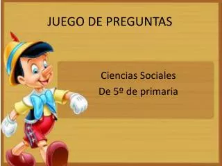 juego de preguntas