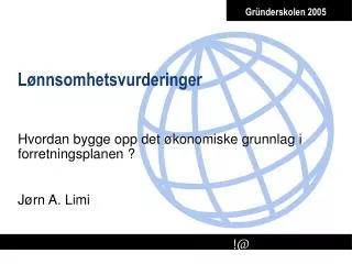 l nnsomhetsvurderinger