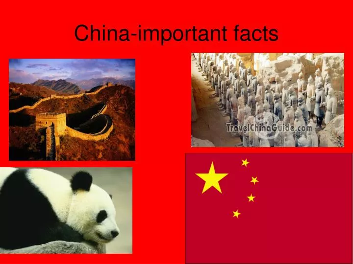 china important facts