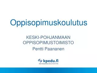 Oppisopimuskoulutus