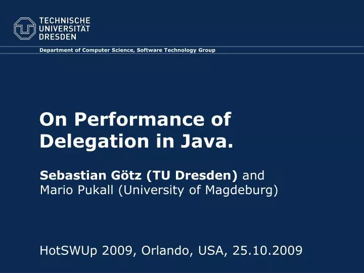 on performance of delegation in java