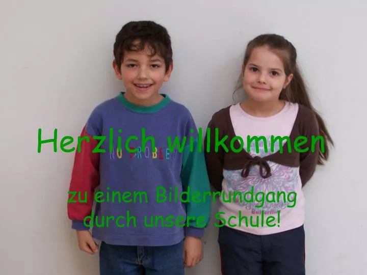 herzlich willkommen