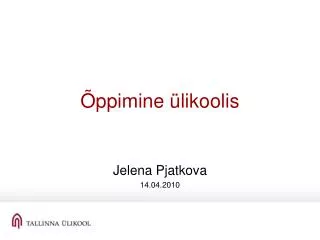 ppimine likoolis
