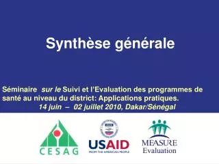 synth se g n rale