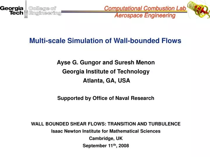multi scale simulation of wall bounded flows