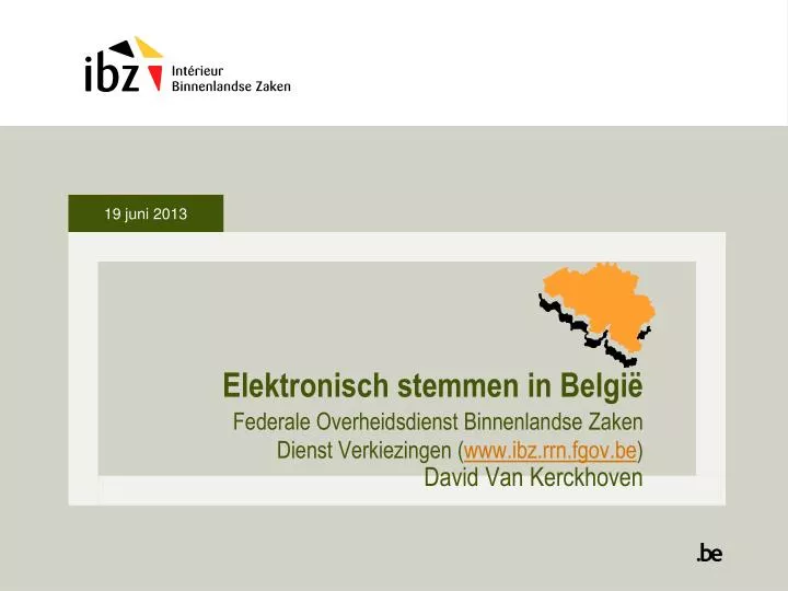 elektronisch stemmen in belgi