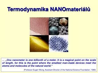 termodynamika nano materi l